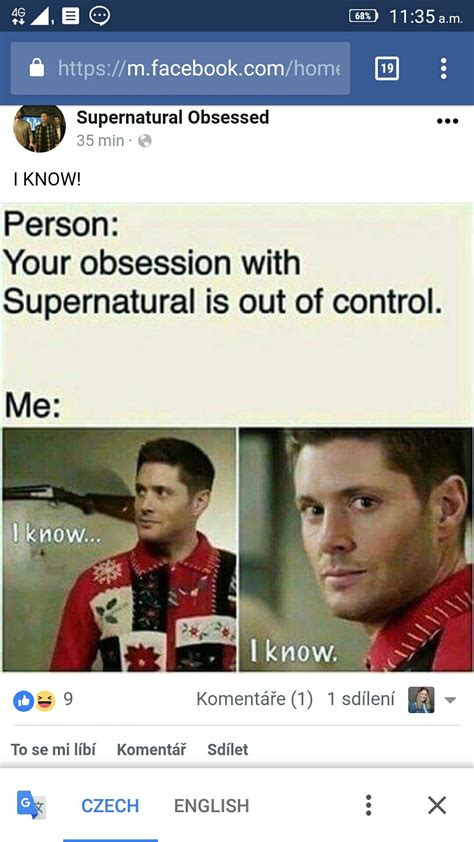 Pin By Lauren Duty On Supernaturally Obsessed Funny Supernatural Memes Supernatural Funny Tv