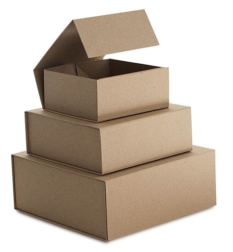 Rigid Folding Boxes (Fully Collapsible) - Rigid Folding Boxes (Fully Collapsible) Natural Kraft 