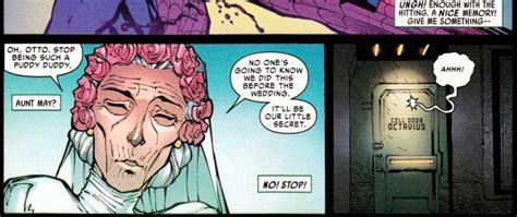 today s amazing spider man features him having sex with aunt may sort of