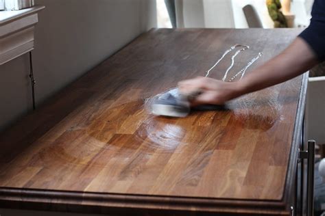 This seems to work well for the short term treatment, but the oil doesn't fill any voids or build up the surface of the counter, leaving any rough. Wax On, Wax Off - Butcher Block Oil Treatment Update - Old ...