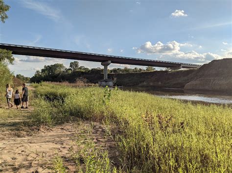 Brazos River Access Detail The Navasota 105 Bridge