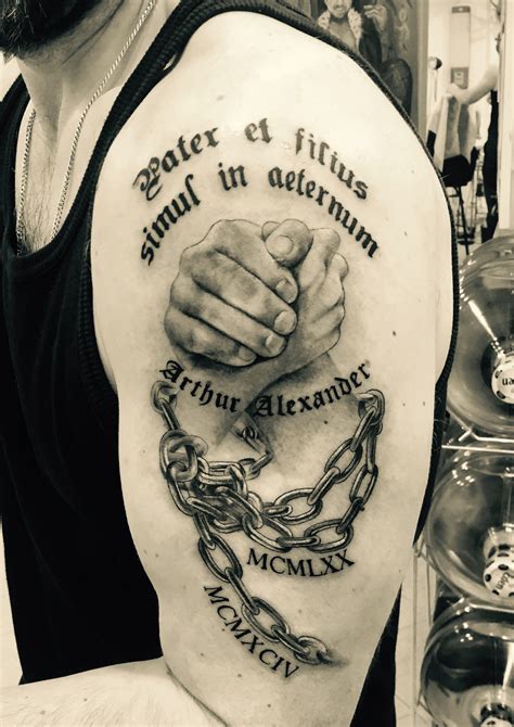 Fatherandson Done Tattoo For Son Brother Tattoos Brother Tattoo Quotes