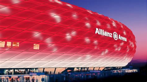 Allianz arena bayern munchen stadium. Philips becomes official lighting partner for FC Bayern ...