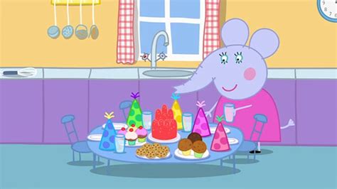 Peppa Pig S03e49 Edmond Elephants Birthday Itoons آموزش زبان و