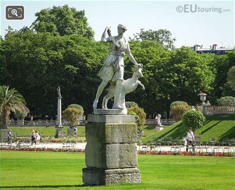 Photos Of Goddess Of The Hunt Statue In Luxembourg Grdns Page