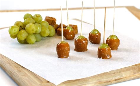 Salted Caramel Dipped Grapes
