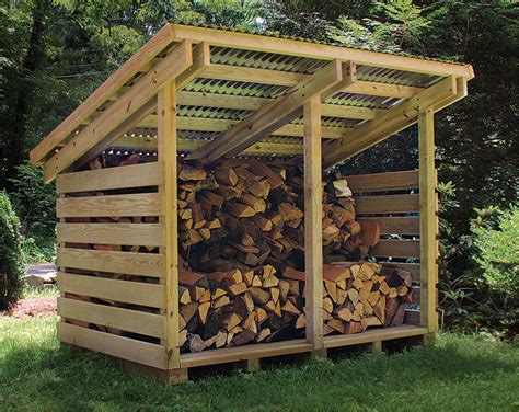 Diy Plans To Build Firewood Shed 5 Cord Sizes Firewood Shed
