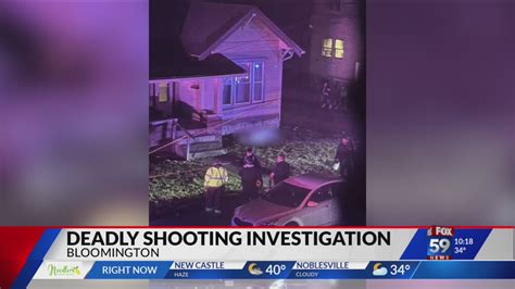 Police Arrest Man Connected To Fatal Shooting In Bloomington Fox 59