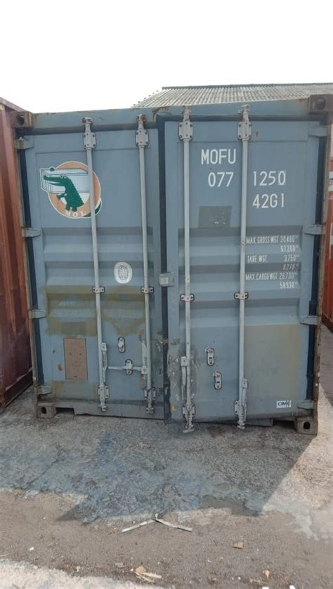 Galvanized Steel 40 Feet Used Shipping Containers Rs 185000unit Id