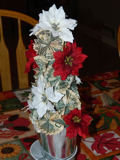 Money Tree For A Holiday Wedding Money Flowers Money Bouquet Diy Crafts