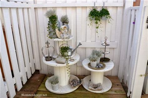 Diy Cable Spool Table Ideas For Balcony Decoration Balkong Inredning