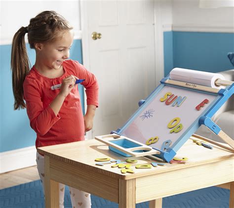 Melissa And Doug Double Sided Magnetic Tabletop Easel