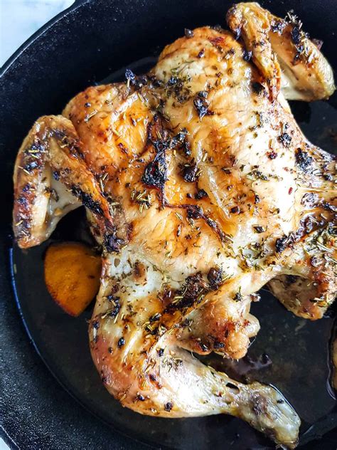Of course, i did not marinade it for an hour and it was just delicious. The Best Spatchcock Chicken | Hint of Healthy