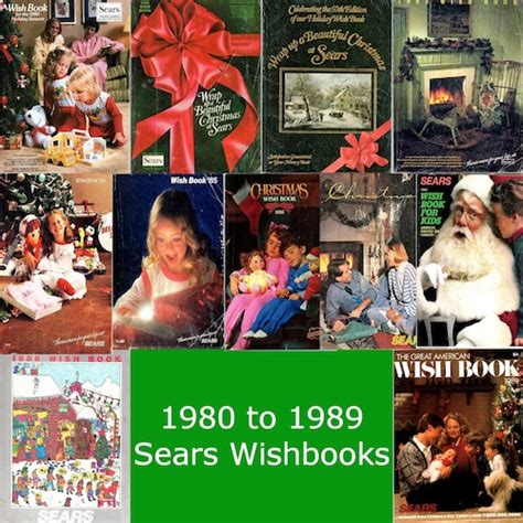Vintage 1980 Sears Christmas Wishbook Catalog In Pdfdigital Etsy