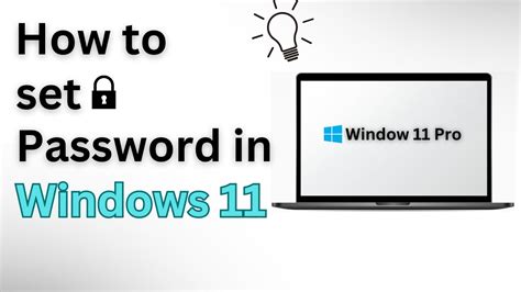 How To Set Password In Windows 11 Window 11 Me Possword Kese Lagate
