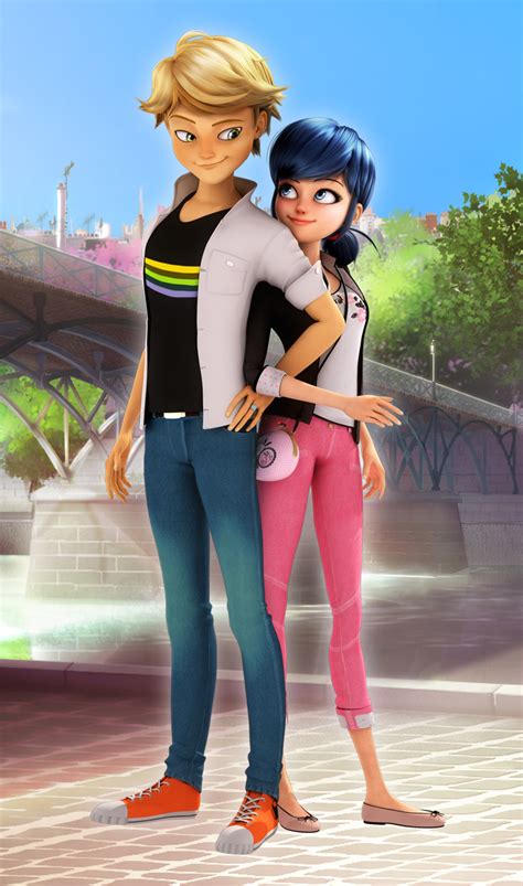 Volpina saves the day (us). Adrien and Marinette - Miraculous Ladybug foto (40255456 ...