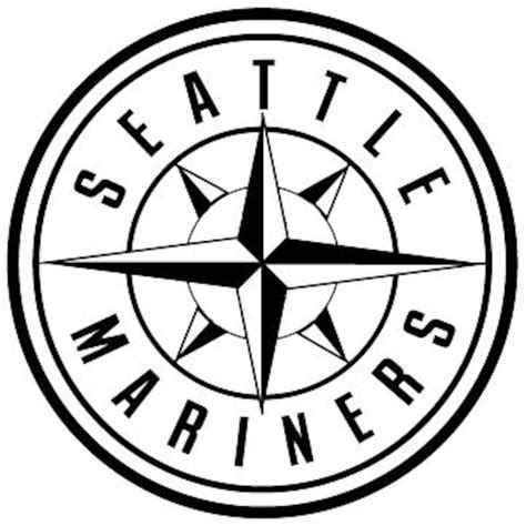 Seattle Mariners Logo Mlb Sticker Vinyl Decal Wall Art 261 Etsy