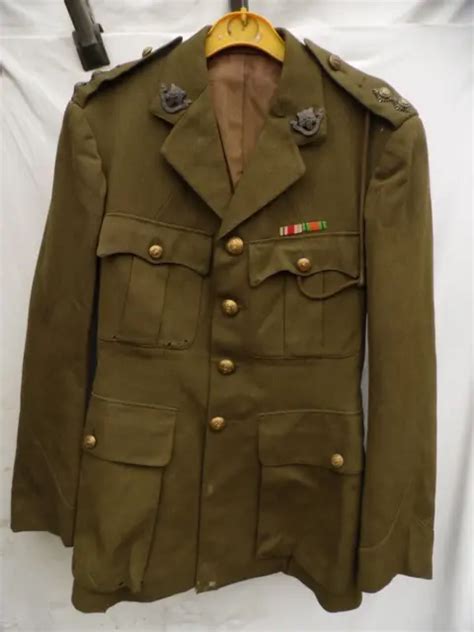 Genuine Ww2 British Army Dress Uniform Jacket Lieutenant~the Loyal