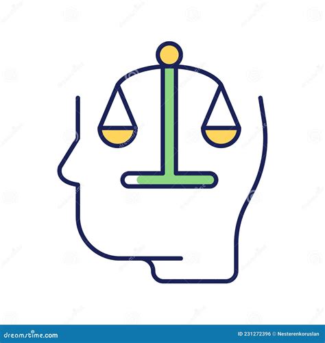 Rationality Rgb Color Icon Stock Vector Illustration Of Cognitive