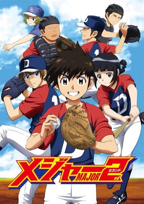 Baseball Anime Major 2nd Key Visual Baseball Anime Anime Anime Episodes