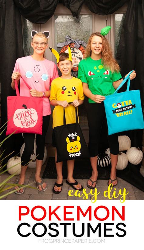 This game is easy to set up. DIY Pokemon Costumes for a Group - Frog Prince Paperie | Pokemon costumes, Pokemon costumes diy ...
