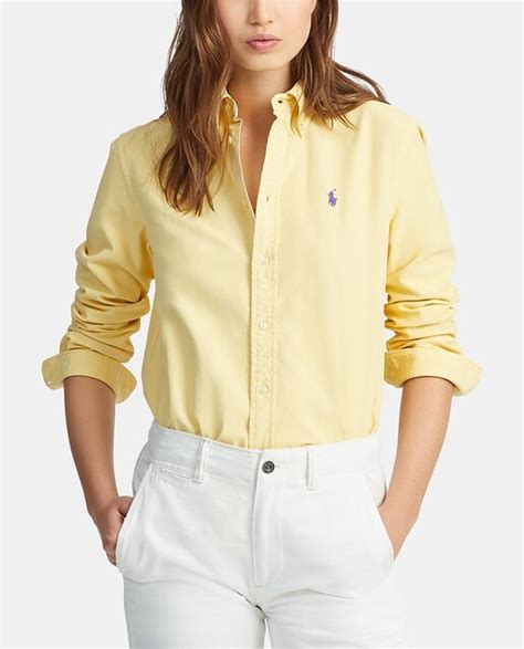 Camisa De Mujer Polo Ralph Lauren Manga Larga · Polo Ralph Lauren