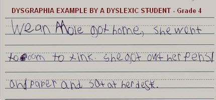 Impossible or hard to read or decipher because of poor handwriting, faded print, etc.: Dysgraphia