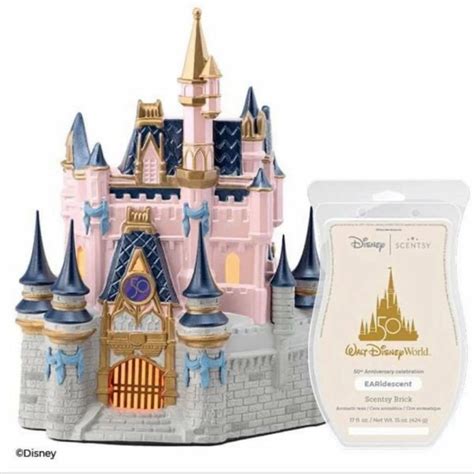 Walt Disney World 50th Anniversary Cinderella Castle Scentsy Warmer