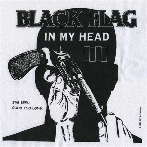 Black Flag In My Head Ts Punk Mart