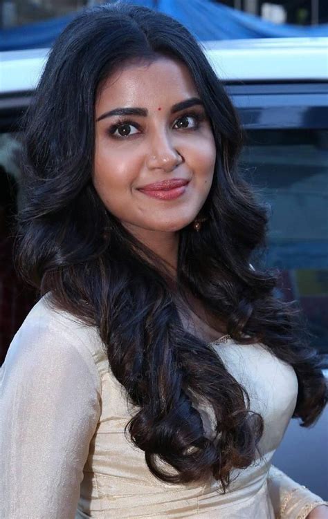 Gorgeous Indian Girl Anupama Parameswaran Beautiful Long Hair Face Closeup Beautiful Long Hair