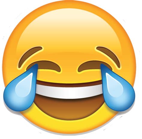 Freeuse Library Face With Tears Of Joy Emoji Laughter Sticker Funny