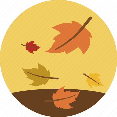 Autumn Fall Leaves Weather Icon