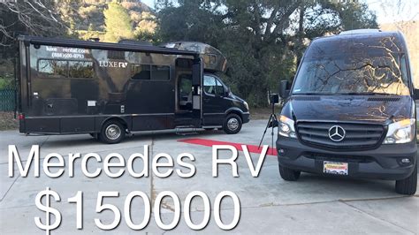 Mercedes View Rv From Luxe Rv Luxury Custom Motorhome For Rent Youtube