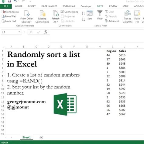 That S Like So Random How To Randomly Sort Data In Excel