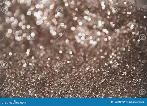 Rose Gold Shade Of Defocused Shimmering Glitter Stock Image Image Of