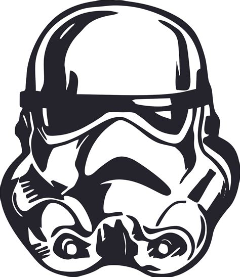 Storm Trooper Star Wars Cartoon Character Wall Art Vinyl Sticker Design