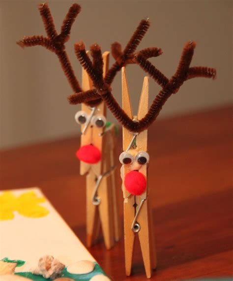 Clothespin Reindeer Xmas Crafts Christmas Crafts Diy Christmas Crafts