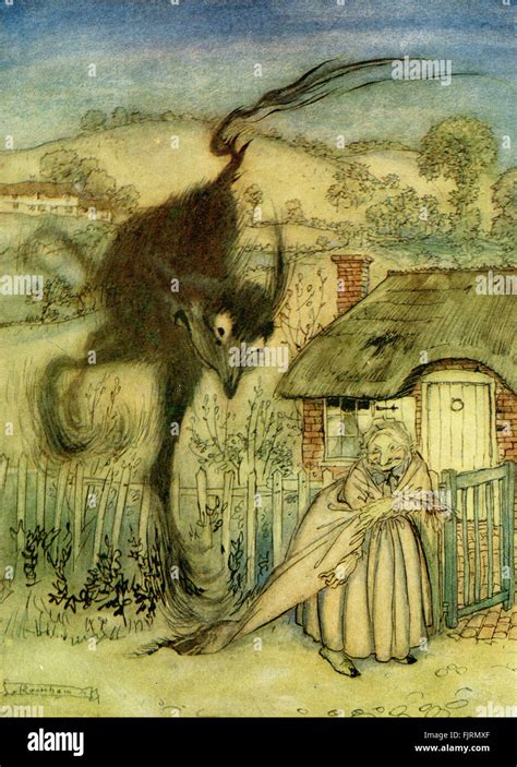 The Bogey Beast English Fairy Tale The Old Woman Frightens Away The