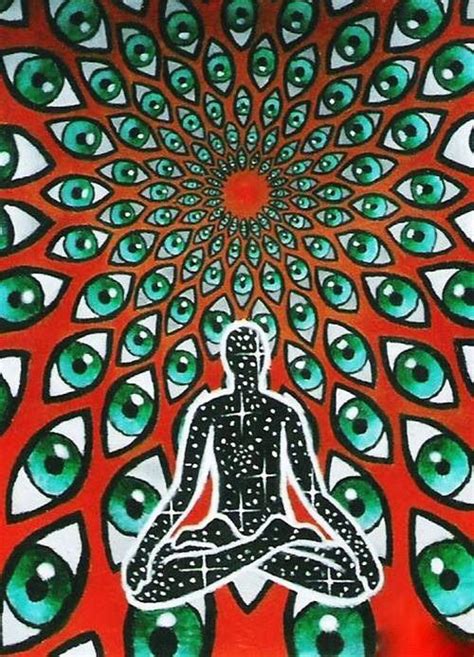 art trippy meditation spiritual third eye psychedelic art visionary art art