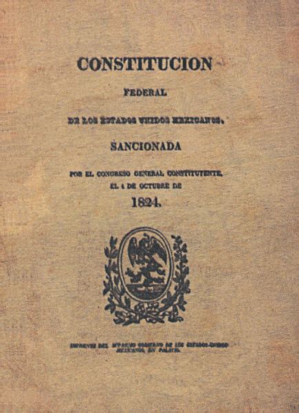 Primera República Federal México Historia De México