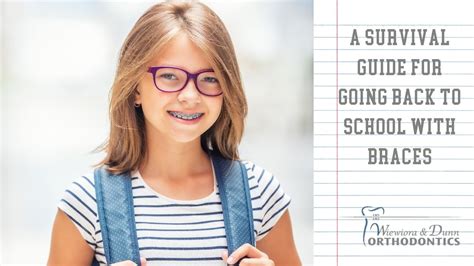 Surviving Back To School With Braces Wiewiora And Dunn Orthodontics