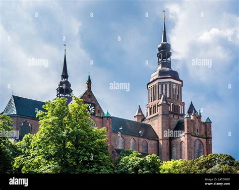 Brick Gothic Style St Marys Church Marienkirche In The Hanseatic