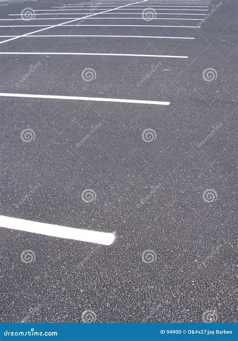 Spaces In Parking Lot Royalty Free Stock Image 94900