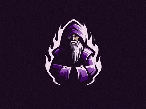 Wizard Game Logo Design Wizards Logo Logo Design Art