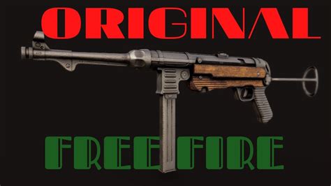 Some related quaries solved in this video are : Mp40 original vs free fire mp40 . Free fire best gun ...
