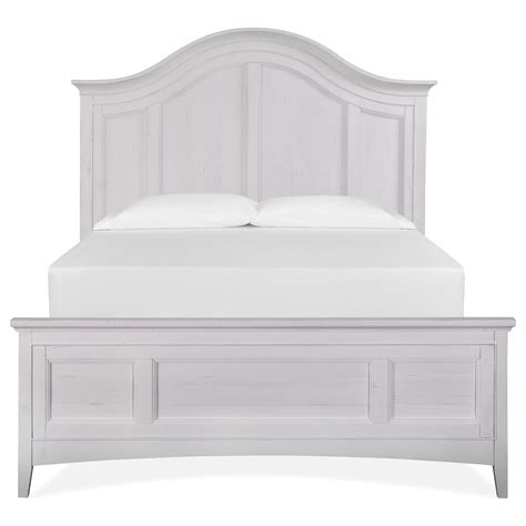 Magnussen Home Heron Cove Queen Arched Bed Howell Furniture Panel Beds