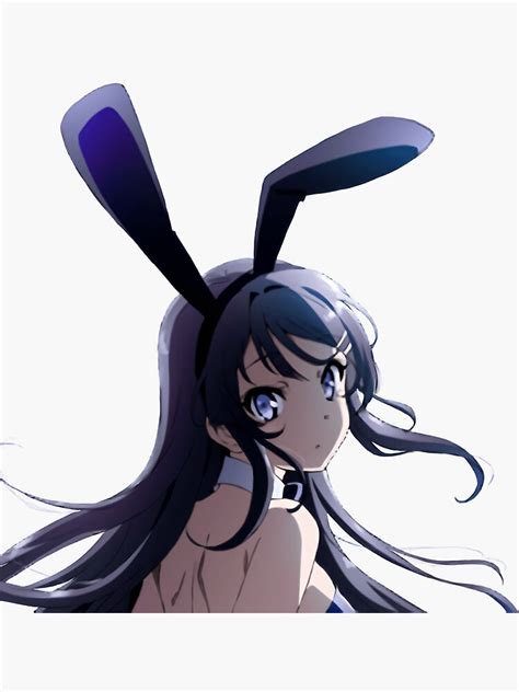 Mai Sakurajima Rascal Does Not Dream Of Bunny Girl Senpai Sticker
