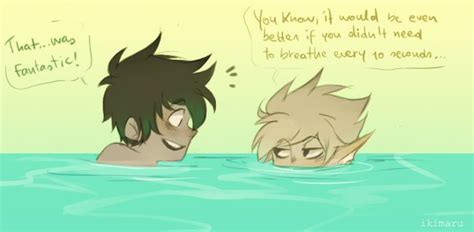 #banana art #bakudeku #my hero academia #boku no hero academia #bnha #bakugou katsuki #midoriya izuku #deku #kacchan #bakudeku fanart #bnha fanart #this was fun to do hehe its based. DirkJake Kiss 2/5 | Homestuck characters, Anime romance ...