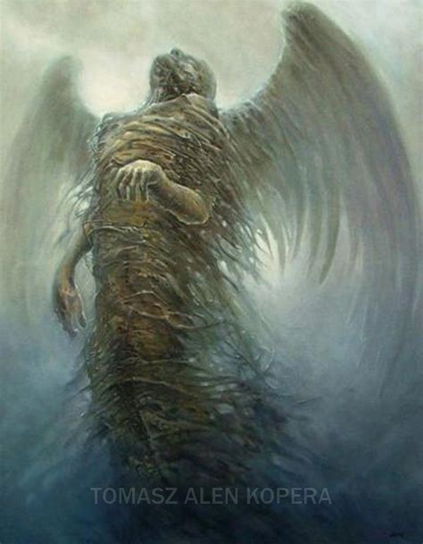 Angel Dying By Tomasz Alen Kopera