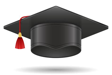 Academic Graduation Mortarboard Square Cap Vector Illustration 489747